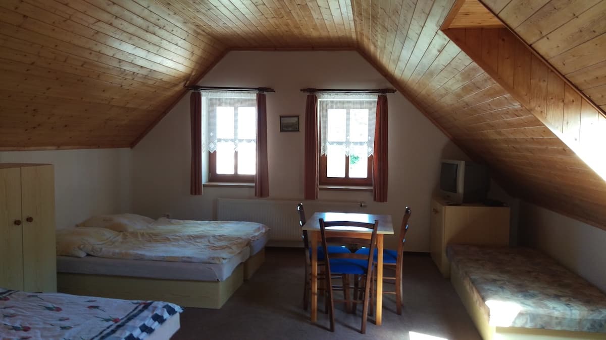 Pokoj 1 — Rodinný apartmán – foto 2