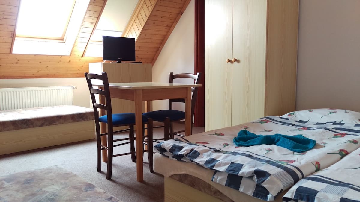 Pokoj 2 — Dvoulůžkový podkrovní – foto 2